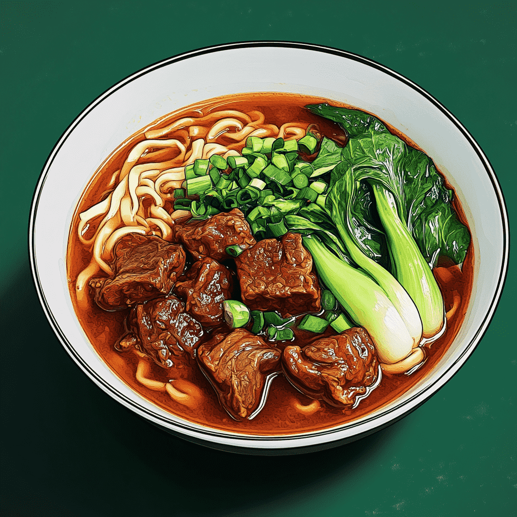 80 20 Taiwanese Braised Beef Noodle Soup