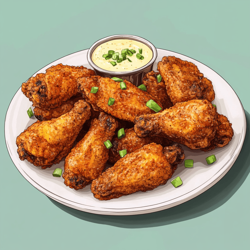 Air Fryer Crispy Cajun Wings