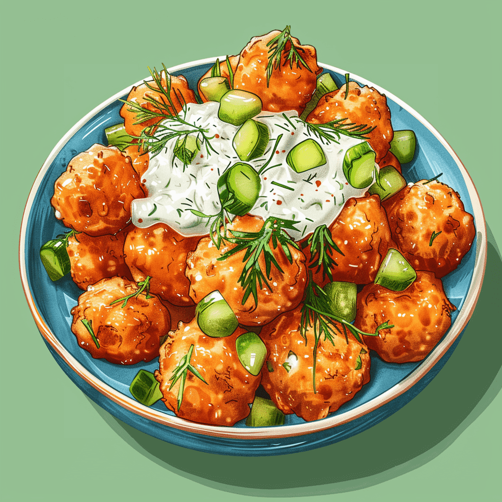 Crispy Smashed Potato Salad