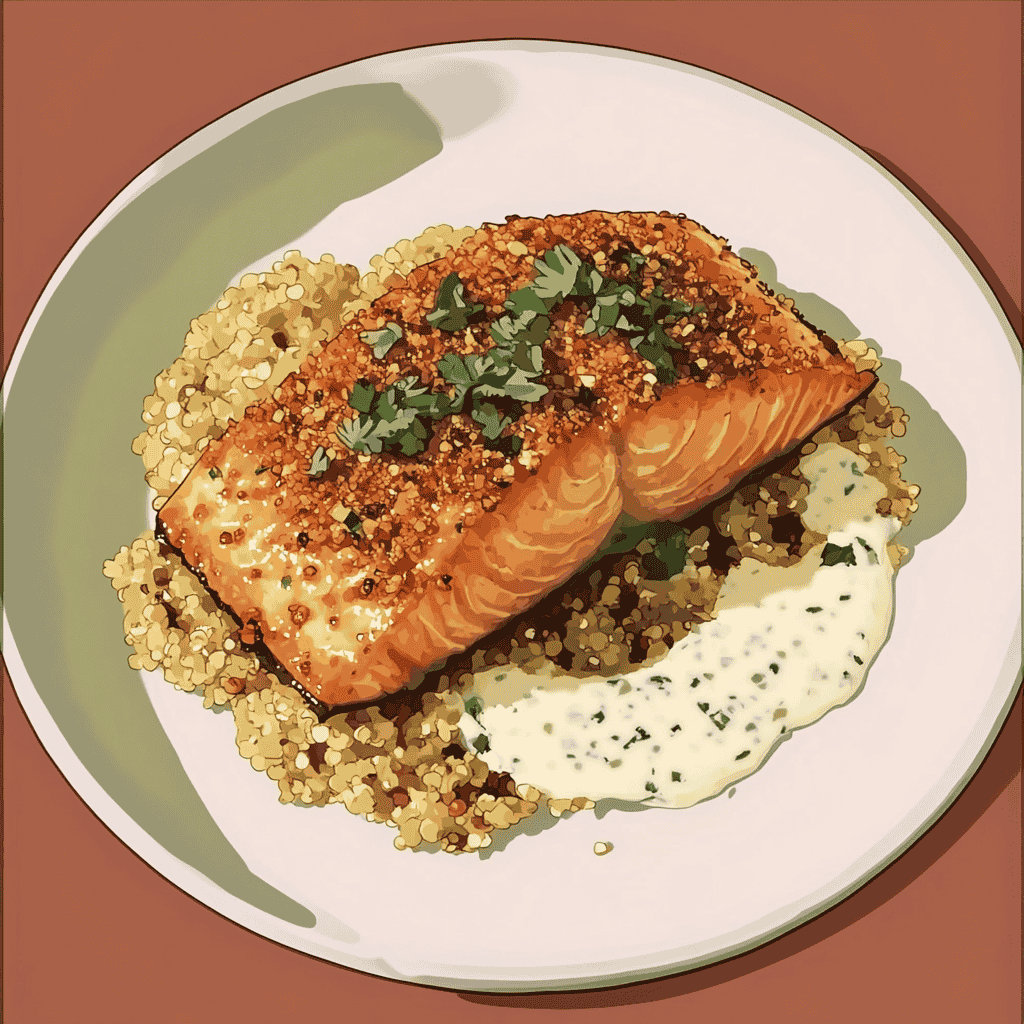 Herb Crusted Salmon