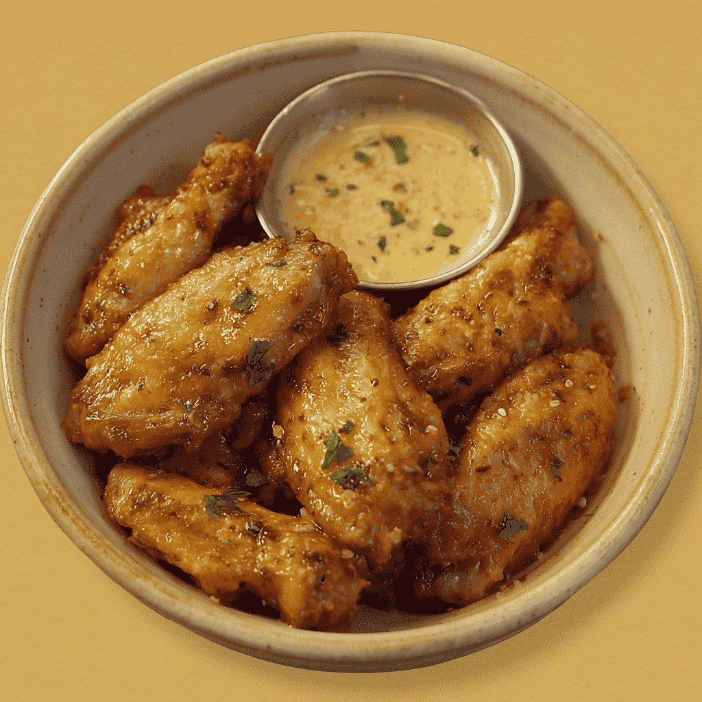 High Protein Crispy Wings