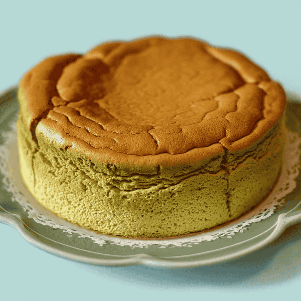 Matcha Souffle Cheesecake