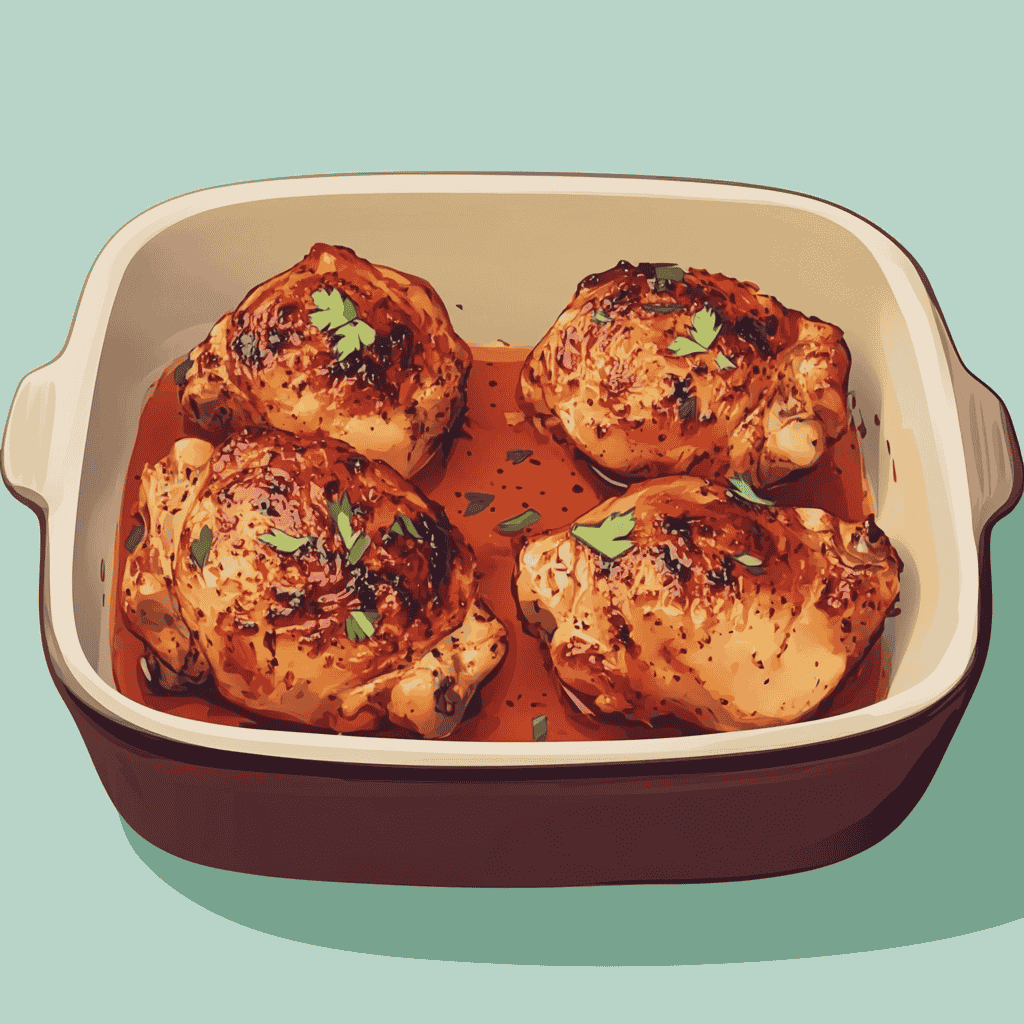 Oven Roasted Chicken Thighs