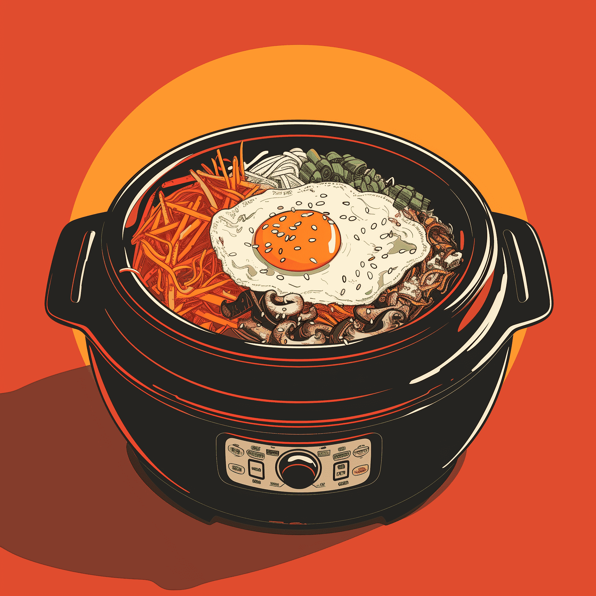 Rice Cooker Bibimbap