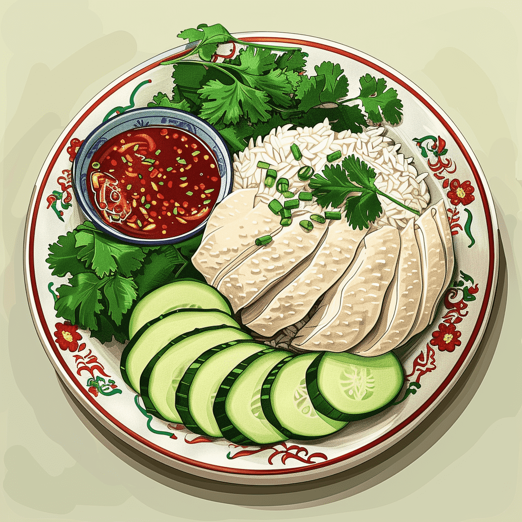 Rice Cooker Hainanese Chicken Rice