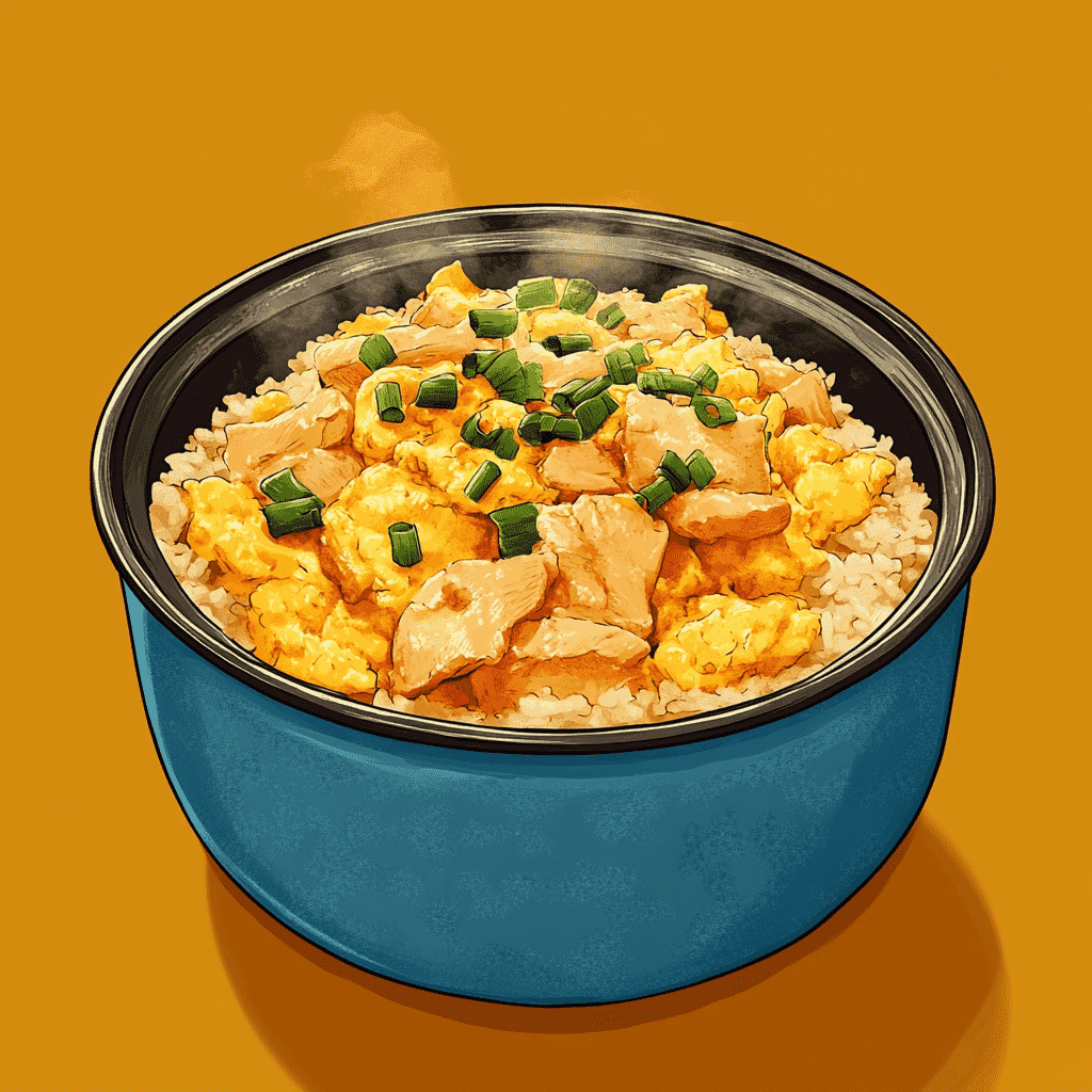 Rice Cooker Oyakodon