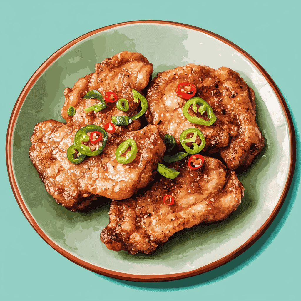 Salt And Pepper Pork Chops