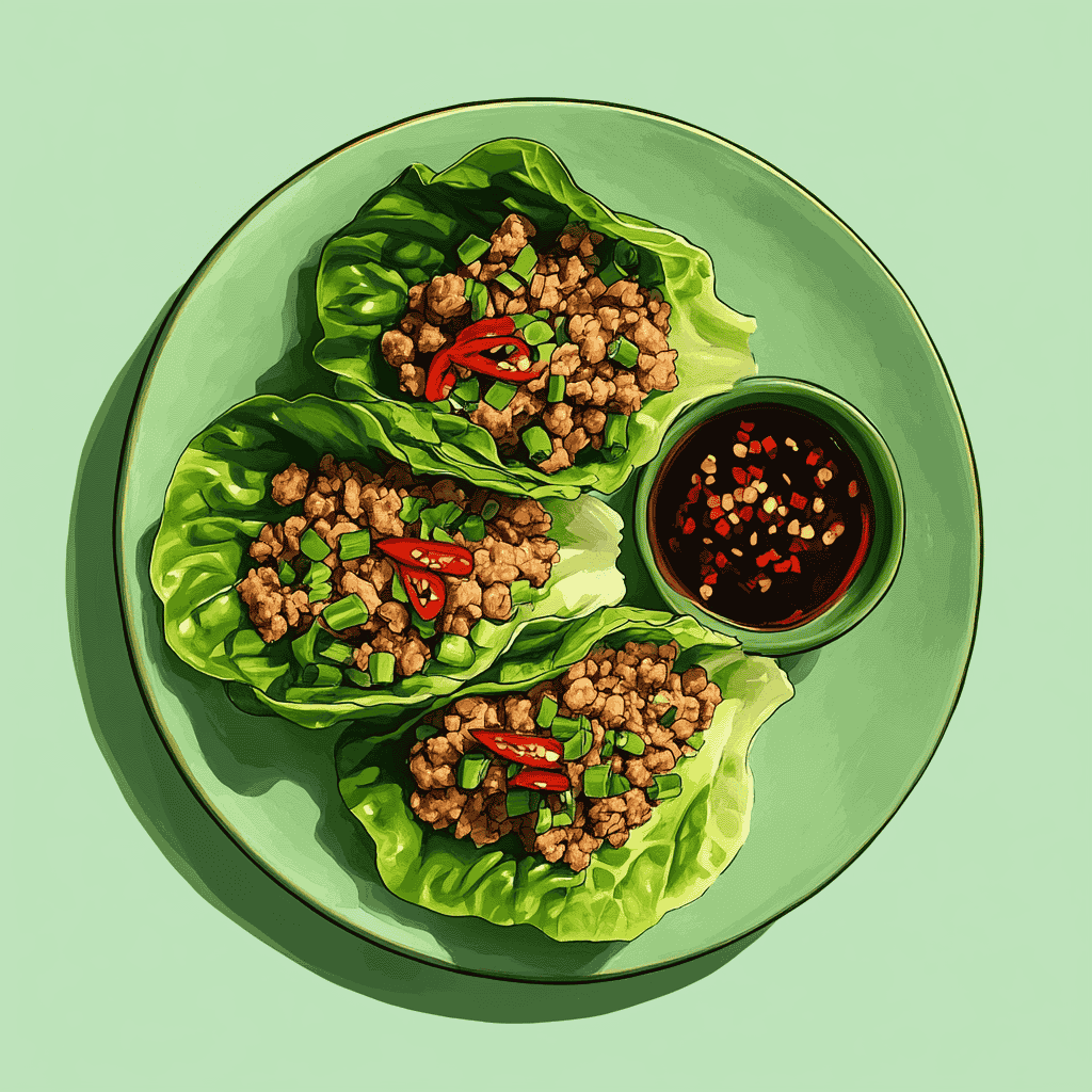 Thai Chili Lettuce Wrap